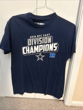 NFL Navy Team Apparel Tee with White Print